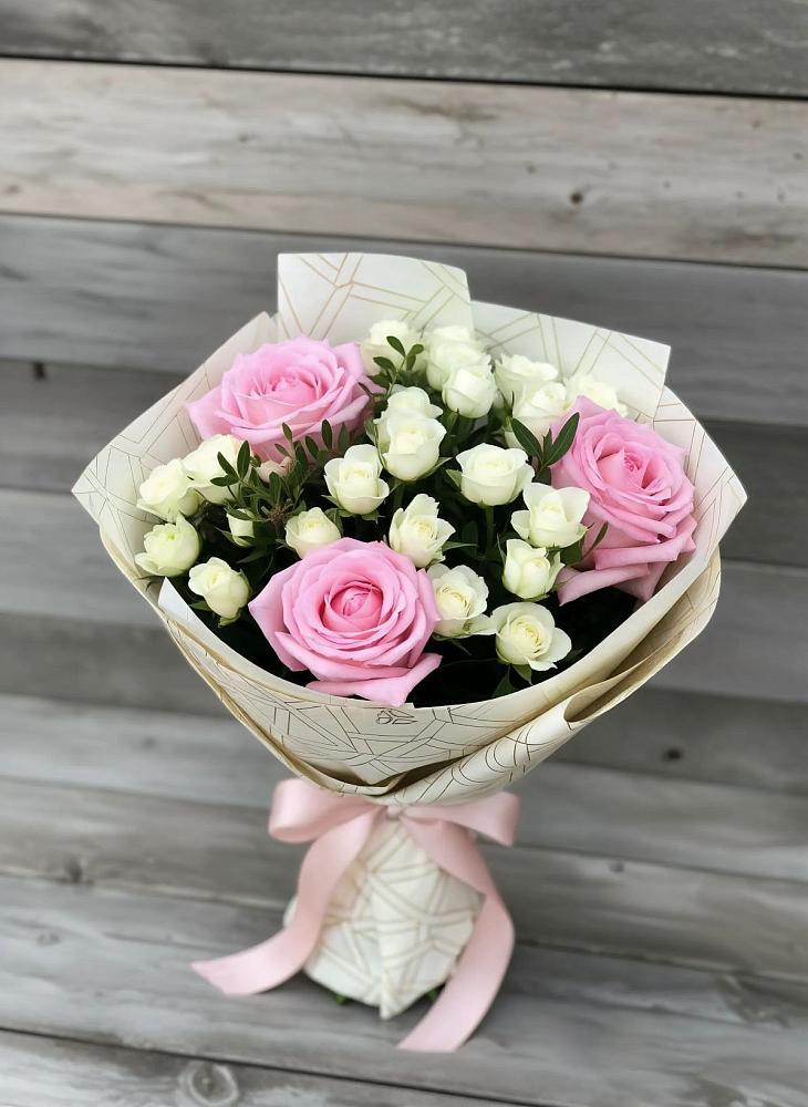 Букет цветов из: Розы в Просянке