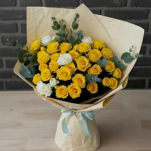 Букет цветов из:  Розы в Просянке