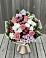 Букет цветов из: Альстромерии, Гвоздики, Розы и Хризантемы в Просянке