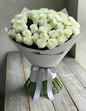 Букет 35 Белых роз в Просянке