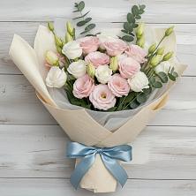 Букет цветов из:  Лизиантусы в Просянке