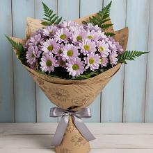 Букет цветов из:  Хризантемы #REPLACE_PRED# Просянке