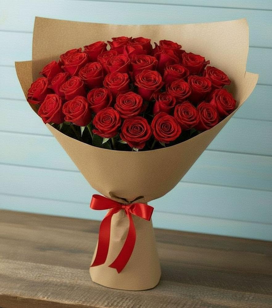Букет Красные розы Милано в Просянке