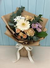 Букет цветов из:  Герберы и Хризантемы в Просянке