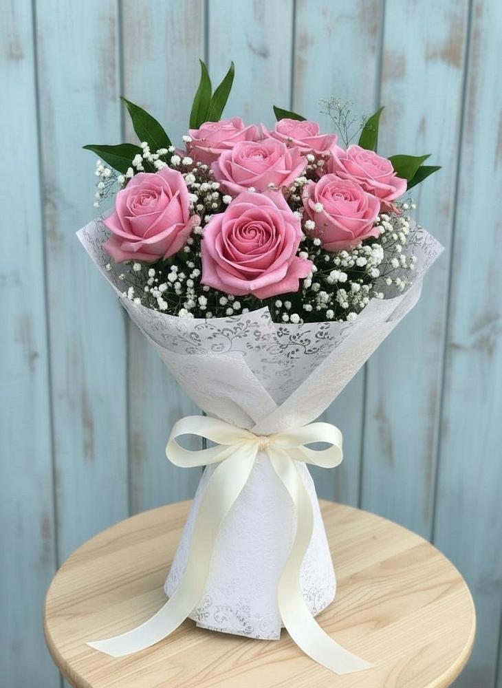 Букет цветов из: Розы в Просянке