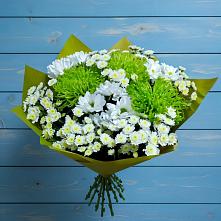 Букет цветов из:  Хризантемы #REPLACE_PRED# Просянке