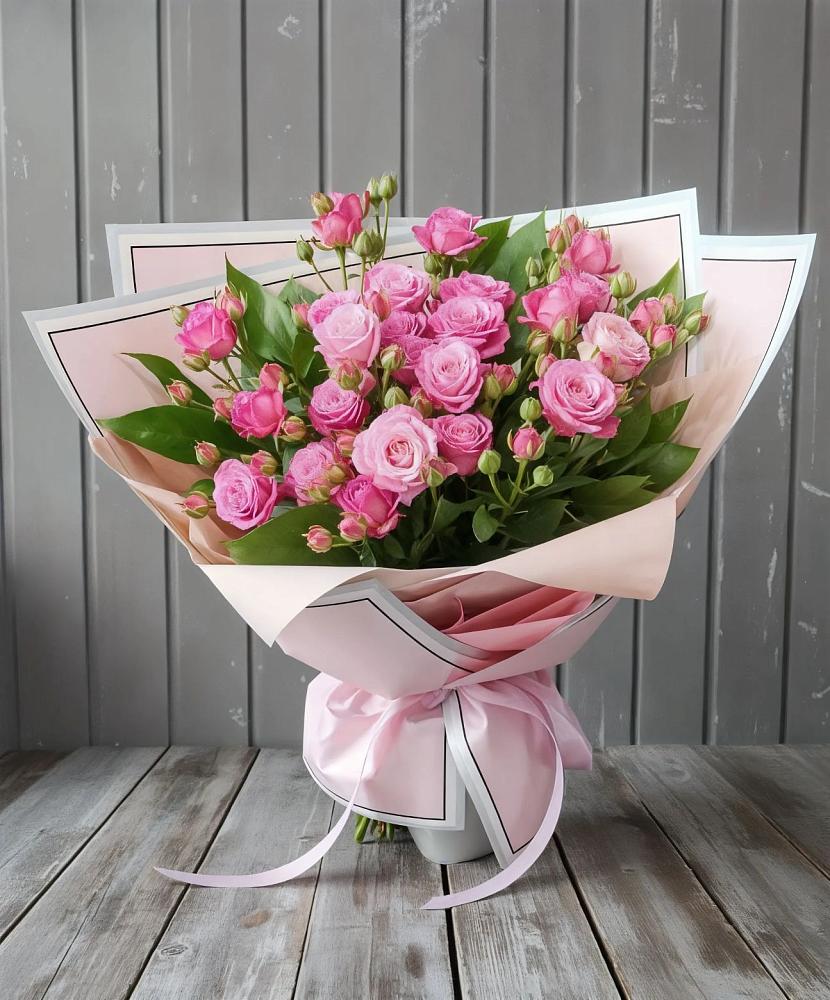 Букет Розовый кустик в Просянке