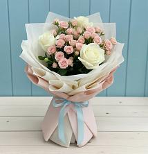 Букет цветов из:  Розы в Просянке