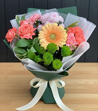 Букет цветов из:  Гвоздики, Розы, Герберы и Хризантемы #REPLACE_PRED# Просянке