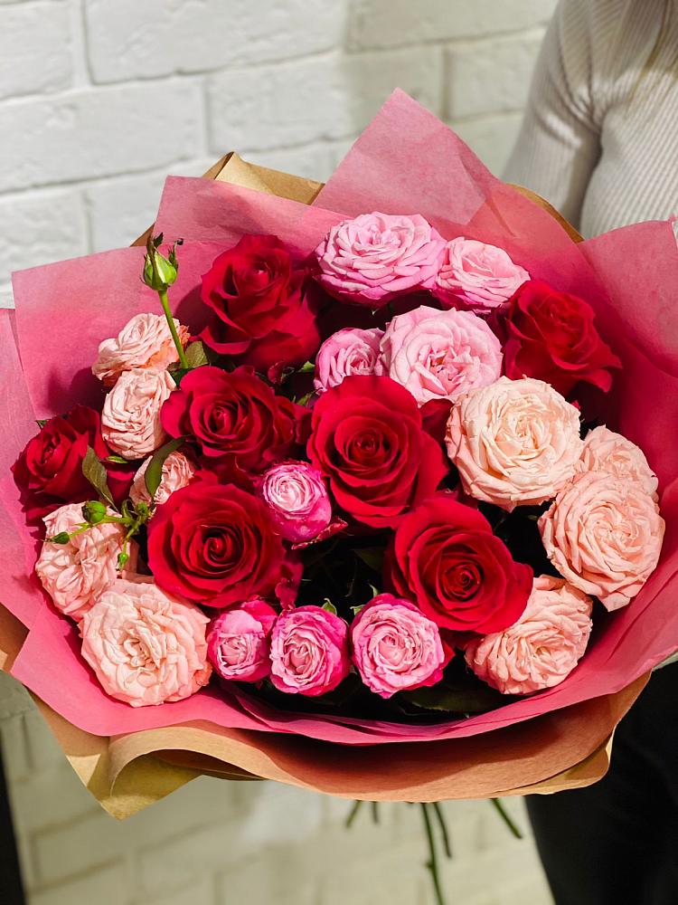 Букет цветов из: Розы в Просянке