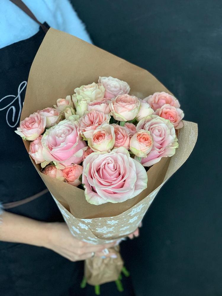 Букет цветов из: Хризантемы и Розы в Просянке