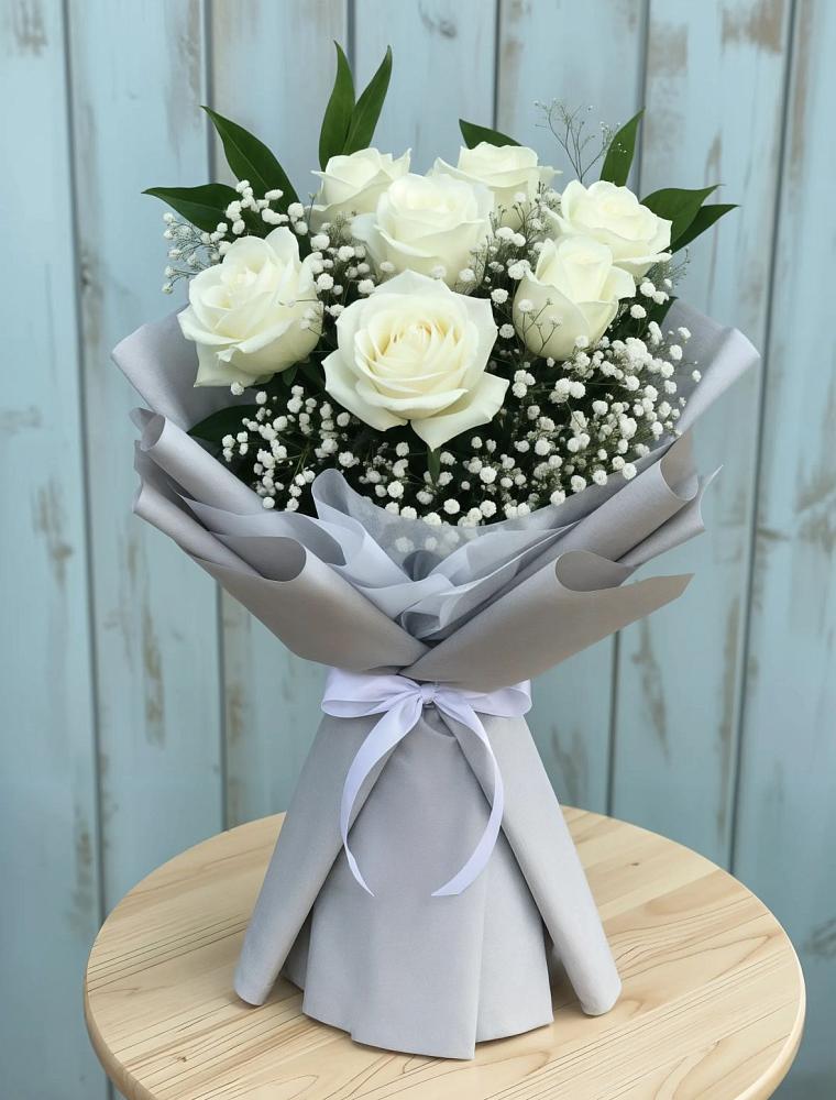 Букет цветов из: Розы в Просянке