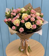 Букет цветов из:  Розы в Просянке