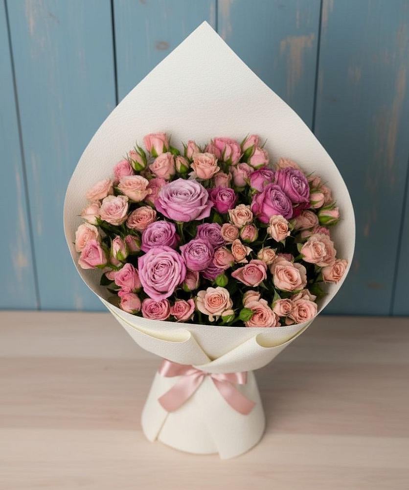 Букет цветов из: Розы в Просянке