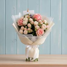 Букет цветов из:  Розы в Просянке