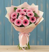 Букет цветов из:  Герберы в Просянке