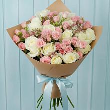 Букет цветов из:  Розы в Просянке